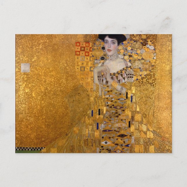 Gustav Klimt - Adele Bloch-Bauer I. Vykort (Framsida)