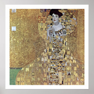 Gustav Klimt ~ Adele Bloch-Bauer som jag poster