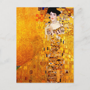 Gustav Klimt Adele Bloch-Bauer Vintage Art nouveau Vykort