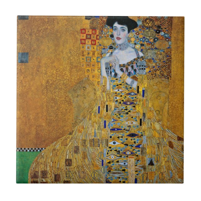 Gustav Klimt - Adele Kakelplatta (Framsidan)