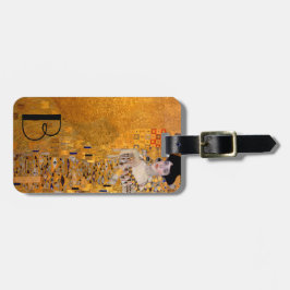 Gustav Klimt Adele Porträtt Monogrammed Bagagebricka