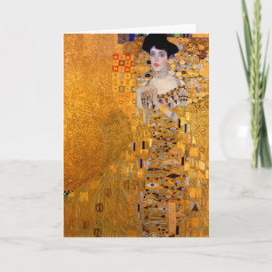 Gustav Klimt "Adele" porträttvintage Kort