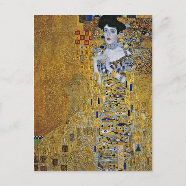 Gustav Klimt - Adele Vykort (Framsida)