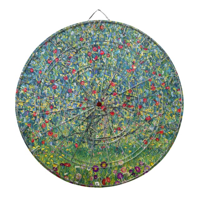 Gustav Klimt - Äppelträd Darttavla (Framsidan)
