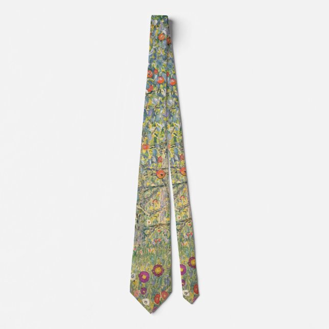 Gustav Klimt Äppelträd Slips (Framsida)