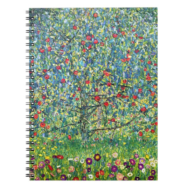 Gustav Klimt: Apple träd Anteckningsbok (Framsidan)