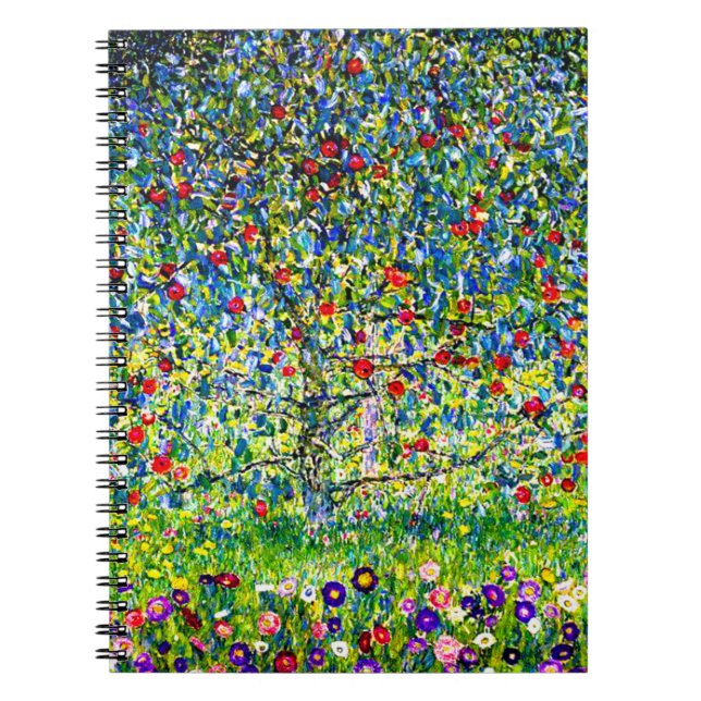 Gustav Klimt Apple Träd Anteckningsbok (Framsidan)