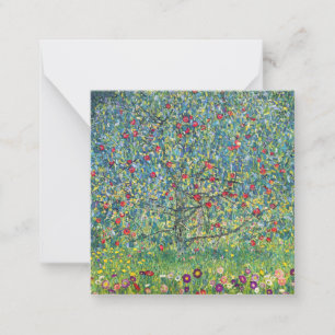 Gustav Klimt - Apple Träd Anteckningskort