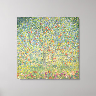 Gustav Klimt Apple Träd Canvastryck