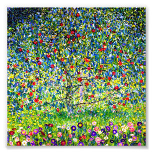 Gustav Klimt Apple Träd Fototryck