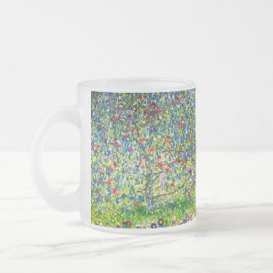 Gustav Klimt Apple Träd Frostad Glasmugg