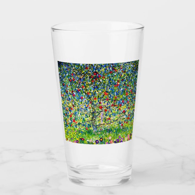 Gustav Klimt Apple Träd Glaskopp (Framsida)