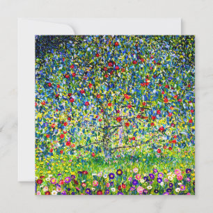 Gustav Klimt Apple Träd Inbjudningar