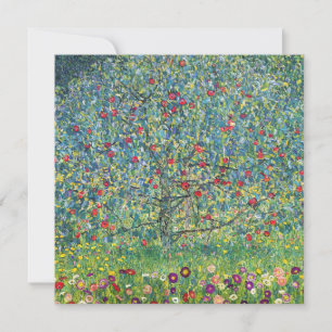 Gustav Klimt - Apple Träd Inbjudningar