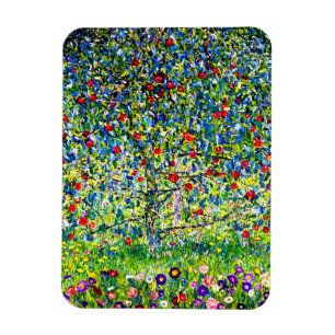 Gustav Klimt Apple Träd Magnet