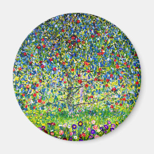 Gustav Klimt Apple Träd Magnet