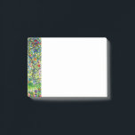 Gustav Klimt Apple Träd Post-it Block<br><div class="desc">Post-it Notes med Gustav Klimts målning Apple Träd,  I (1912). Ett färglöst rödäpple träd står i en grönt fält av lila,  rosa,  gult och vita blommor. En perfekt för fläkt av Art nouveau och österrikisk konst.</div>