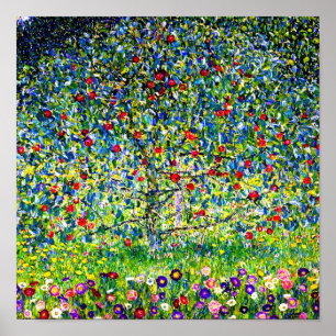Gustav Klimt Apple Träd Poster