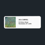 Gustav Klimt - Apple Träd Returadress Etikett<br><div class="desc">Apple Träd I - Gustav Klimt,  Oil on Canvas,  1907</div>