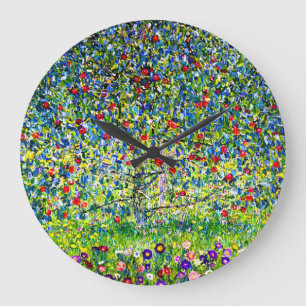 Gustav Klimt Apple Träd Stor Klocka