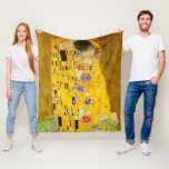 Gustav Klimt är berömden Kiss Fleecefilt<br><div class="desc">Gustav Klimt är berömden som målar Fleece Blanket. Berömd Gustav Klimt-målning.</div>