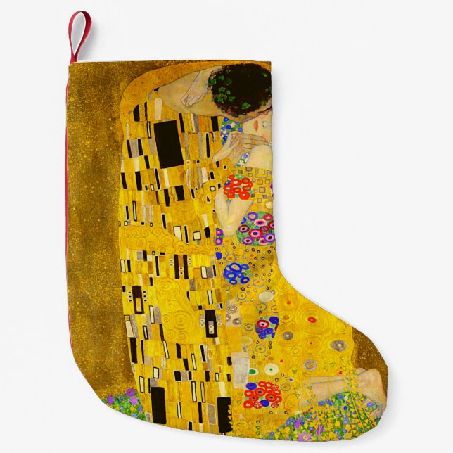 Gustav Klimt är berömden Kiss Liten Julstrumpa (Framsidan)