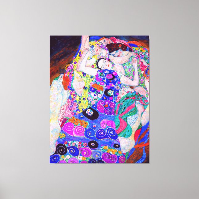 Gustav Klimt är berömden Virgin (1913). Canvastryck (Framsida)