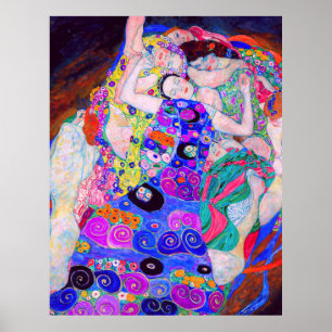 Gustav Klimt är berömden Virgin (1913). Poster