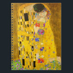 Gustav Klimt är berömdens målning. Anteckningsbok<br><div class="desc">Gustav Klimt är berömden Kiss. Berömd Gustav Klimt-målning.</div>
