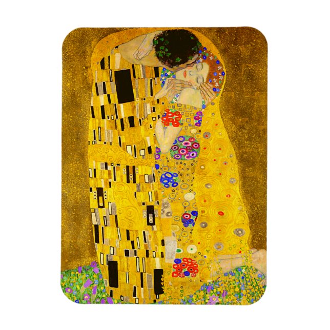 Gustav Klimt är berömdens målning. Magnet (Vertikal)