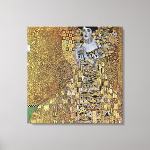 Gustav Klimt är Dam i Guld, Adele Bloch-Bauer Canvastryck
