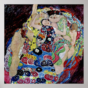 Gustav Klimt,art nouveau,art deco,vi Poster
