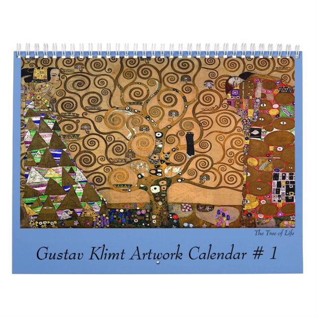 Gustav Klimt Artwork Number 1 Kalender (Omslag)