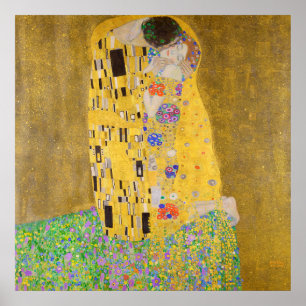 Gustav Klimt återställde Vibrant Färg Poster