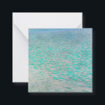 Gustav Klimt - Attersee Anteckningskort<br><div class="desc">Attersee - Gustav Klimt,  Oil on Canvas,  1910</div>