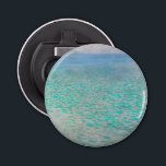 Gustav Klimt - Attersee Flasköppnare<br><div class="desc">Attersee - Gustav Klimt, Oil on Canvas, 1910</div>