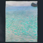 Gustav Klimt - Attersee Fleecefilt<br><div class="desc">Attersee - Gustav Klimt,  Oil on Canvas,  1910</div>