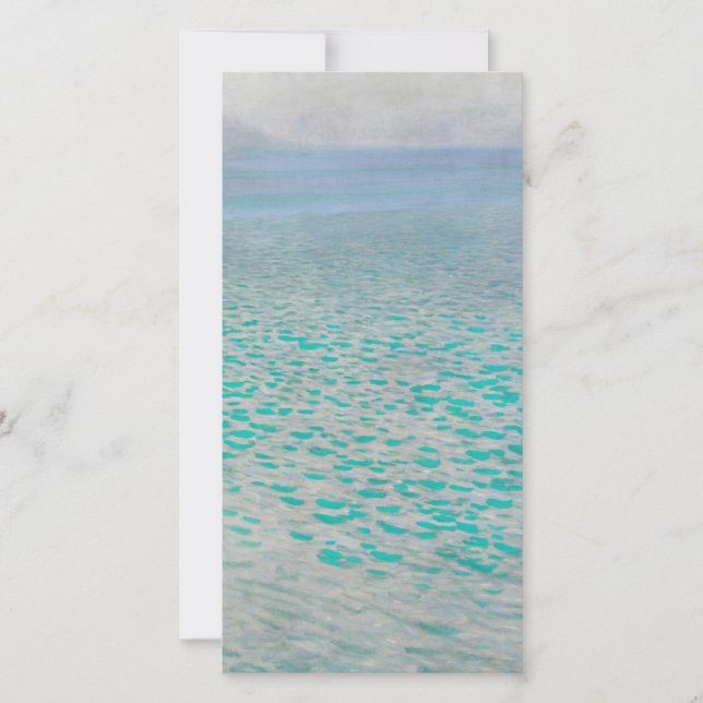 Gustav Klimt - Attersee Julkort (Framsida)