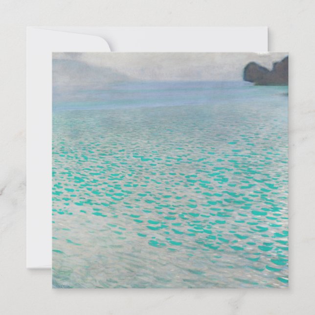 Gustav Klimt - Attersee Julkort (Framsida)