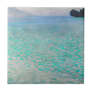 Gustav Klimt - Attersee Kakelplatta
