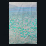 Gustav Klimt - Attersee Kökshandduk<br><div class="desc">Attersee - Gustav Klimt,  Oil on Canvas,  1910</div>