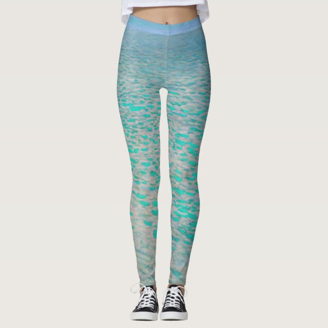 Gustav Klimt - Attersee Leggings (Framsida)