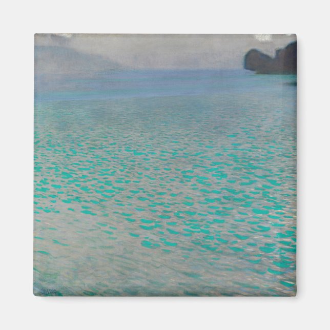 Gustav Klimt Attersee Magnet (Framsidan)