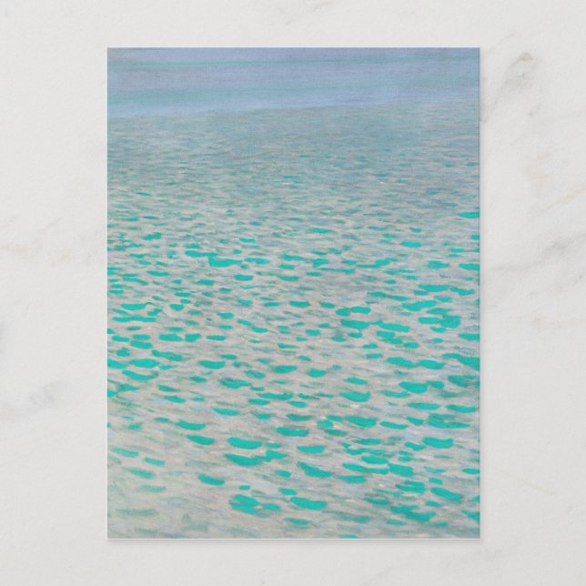 Gustav Klimt - Attersee Vykort (Framsida)