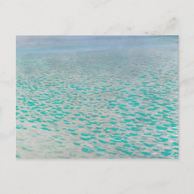 Gustav Klimt - Attersee Vykort (Framsida)