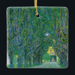 Gustav Klimt - Avenue i Park Schloss Kammer Julgransprydnad Keramik<br><div class="desc">Avenue in the Park of Schloss Kammer - Gustav Klimt,  Oil on Canvas,  1912</div>