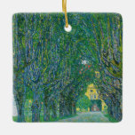Gustav Klimt - Avenue i Park Schloss Kammer Julgransprydnad Keramik<br><div class="desc">Avenue in the Park of Schloss Kammer - Gustav Klimt,  Oil on Canvas,  1912</div>