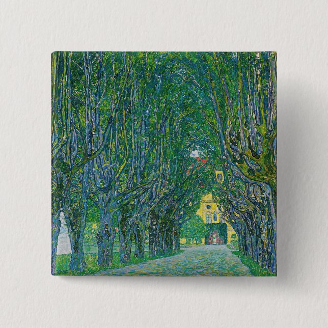 Gustav Klimt - Avenue i Park Schloss Kammer Knapp (Framsida)