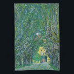 Gustav Klimt - Avenue i Park Schloss Kammer Kökshandduk<br><div class="desc">Avenue in the Park of Schloss Kammer - Gustav Klimt,  Oil on Canvas,  1912</div>