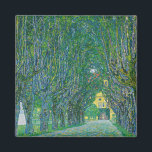Gustav Klimt - Avenue i Park Schloss Kammer Magnet<br><div class="desc">Avenue in the Park of Schloss Kammer - Gustav Klimt,  Oil on Canvas,  1912</div>